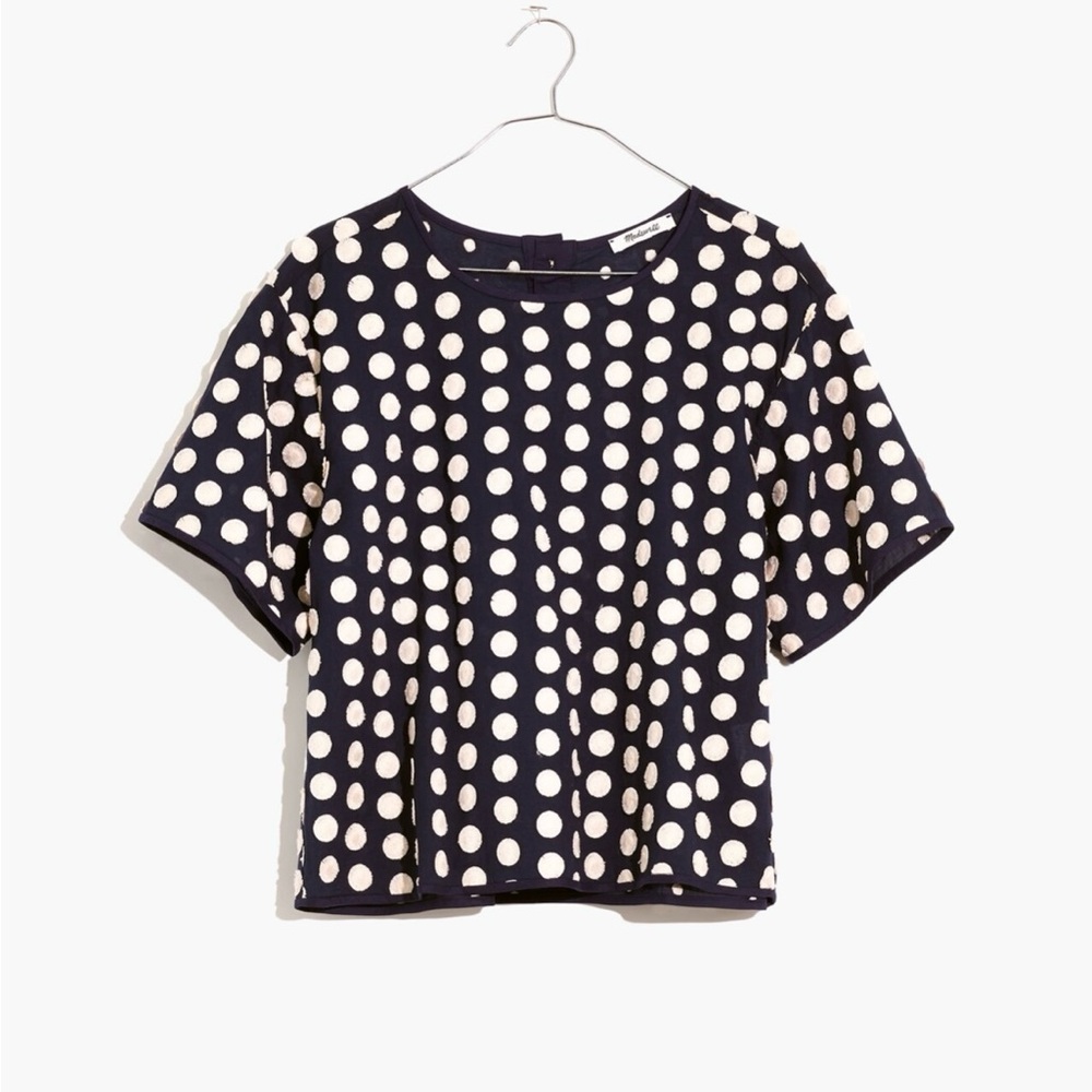 Madewell Textured Dot Top